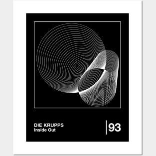 Die Krupps / Minimalist Graphic Fan Artwork Design Posters and Art